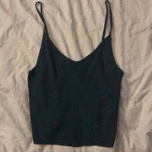 Ribbed Cropped Tank